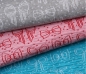 Preview: Bow-Parade turquoise white Bio-Jersey Hamburger Liebe 50 cm