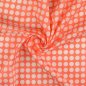 Preview: Hamburger Liebe In my Garden Design Just dots coral Cotton Satin