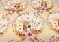 Preview: Autumn Medaillon fabric for children by Hilco french terry squirrels, mushrooms and flowers