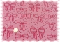 Preview: Bow-Parade pink red Bio-Jersey Hamburger Liebe 50 cm