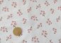 Preview: Flowers Glitter Feincord Babycord mit Streublumen Kordstoff in ecru