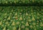 Preview: Golden Trees christmas fabric green