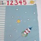 Preview: Happy Birthday Boy Panel Hilco blue fabric for boys