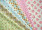 Preview: Julia Ornaments aqua cotton woven fabric by Sswafing