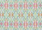 Preview: Julia ornaments aqua cotton woven fabric by swafing