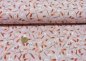 Preview: Leandra rosé Jersey mit grafischem Strichmuster aus Biobaumwolle