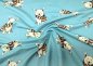 Preview: Less Blue fabric for children by Hilco french terry dogs