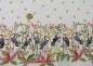 Preview: Paikea Border white Hilco fabric for kids with flowers and toucans