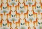 Preview: Safari Giraffe ecru Baumwoll-Jersey mit Giraffen, ein Kinderstoff von Hilco