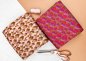 Preview: Shine Leo Viskose Webware Leoprint rosé braun und braun pink von Cherry Picking und Swafing