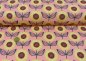 Preview: Sunflowerli pink jersey Hilco fabric for kids and adults with sunflowers by Mia Maigrün