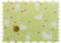 Preview: Sweet Sheep green Elastic-Jersey print Hilco   Rest 32 cm reduced!!