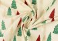 Preview: Tannenbäume christmas fabric ecru with christmas trees