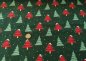 Preview: Weihnachtsbäume christmas fabric red with christmas trees