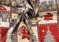 Preview: Weihnachtsmosaik christmas fabric, grey, cotton print