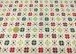 Preview: Weihnachtssterne christmas fabric, ecru, cotton print