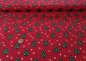 Preview: Weihnachtswald christmas fabric red with christmas trees