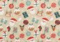 Preview: XMAS Allerlei Canvas ecru christmas fabric with christmas motifs