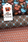 Preview: Miss Flavour Stretch-Jersey hellblau orange 50 cm Hamburger Liebe Five O'Clock