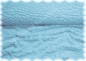 Preview: Kuschelplüsch aqua Kunstfell mit wellenartigem Muster für alles was warm und kuschelig sein soll