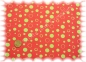 Preview: Dots and Circles Stretch Jersey red (hummer) green    Rest 65 cm reduced!!