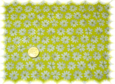 Margaridas cotton poplin flowers yellow Hilco 50 cm