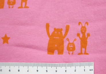 Best Buddy Stretch Sweat pink Farbenmix 50 cm