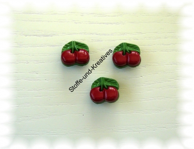 Button Cherry  red/green