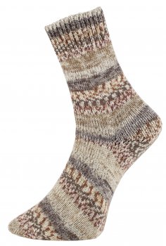 Alicante 8 brown ecru socks