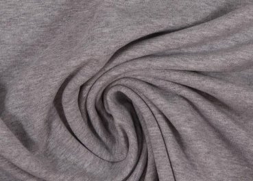 Eike melange grey Sweatfabric by Swafing