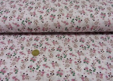 Florence rosa Kinderstoff Jersey mit kleinen Blumen