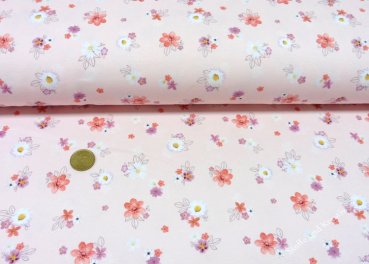Flower A0 jersey rose Hilco fabric for kids