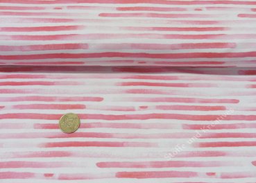 Funny Farm Stripes Hilco Streifenstoff in pink weiß