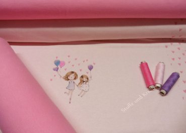 Girly Panel fabric for girls