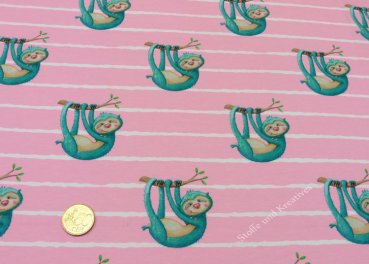 Lazy Days pink Hilco fabric for kids