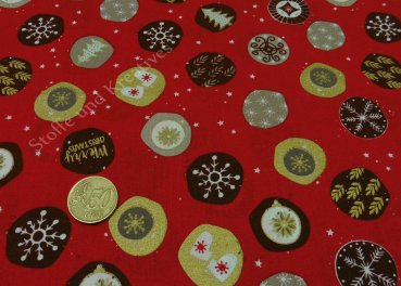 Modern Christmas red christmas fabric