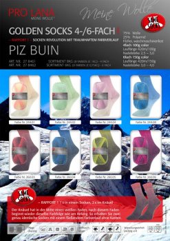 Pro Lana Piz buin sock wool all colours