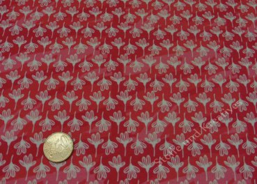 Scarlet Dragonfly Hilco red fabric for kids with flowers