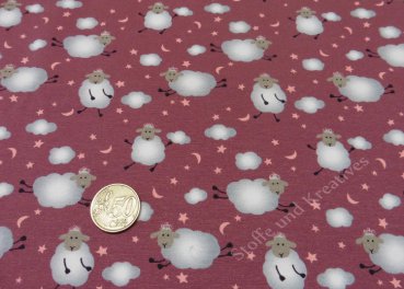 Sleep Sheep Hilco berry fabric for kids