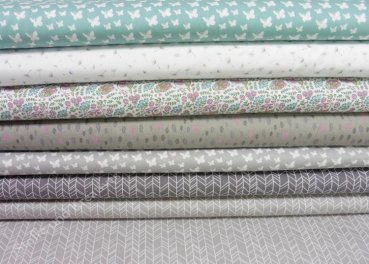 cotton poplin grey green