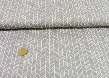 Tamina light grey cotton poplin fabric