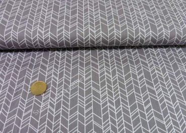 Tamina taupe cotton poplin fabric