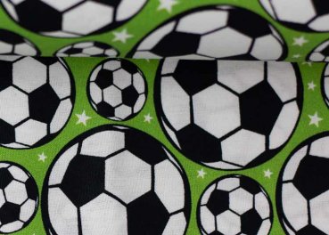 Tim Fussball Baumwolle Webware Popeline, Kinderstoff Fußball,  Swafing Stoff für eine Zuckertüte