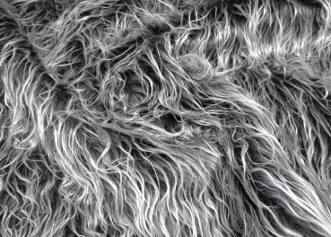 Preview: Zottelstoff Sam Kunstfell grau meliert Plüsch Zottelfell basteln Weihnachten Wichtel Karneval Preview: Zottelstoff Sam grau meliert, Kunstfell zum Basteln und Nähen Wichtel und Weihnachtsdeko