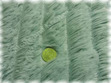 Charleston plush furs soft mint coloured