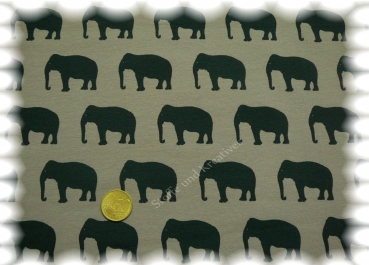 Elephant World Elastic-Jersey print grey