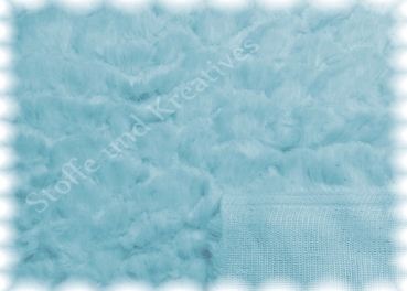 Kuschelplüsch furs turquoise 50 cm fake fur