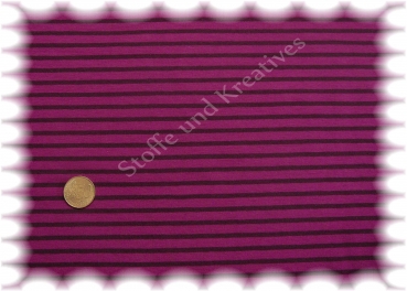 Campan  knit fabric fuchsia dark brown