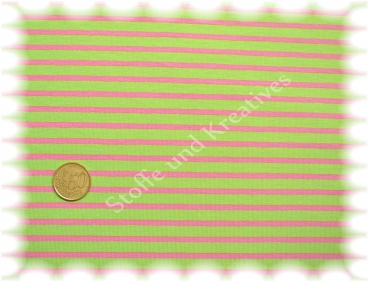 Campan  knit fabric grün pink