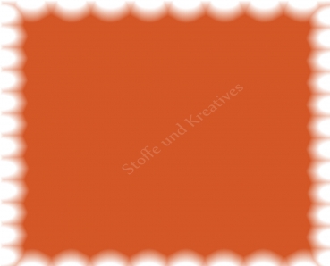 Cotton de luxe cotton unicoloured orange dark 50 cm